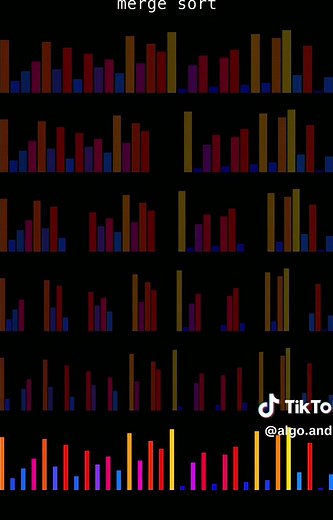 Making merge sort even faster #code #algorithm | merge sort