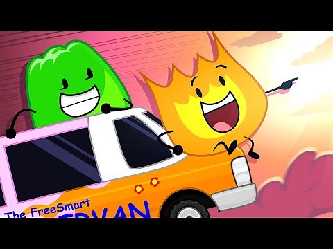 BFDI: Firey and Gelatin Steal a Van