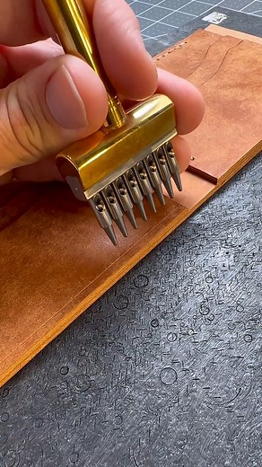 ASMR Punching Stiching Holes #fblifestyle | Torross Leather Craft