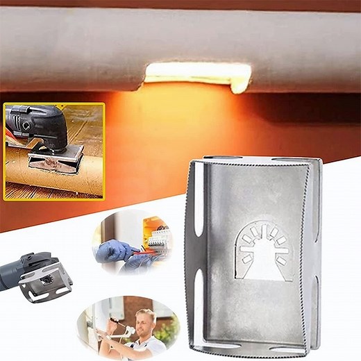 Get clean and tidy socket slots with Square Slot Cutter!!! ✅One step in place ✅No need to cut repeatedly ✅Smooth cutting surfaces ✅Greatly improving working efficiency and quality Get it | Transmitp.com