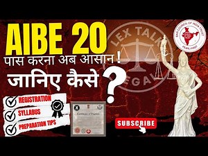 AIBE 20 Pass Karna Ab Hua Asaan (New Syllabus + Easy Tips 2025)