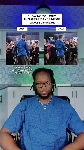 Why The Blue Shirt Guy Dancing Meme Looks So Familiar: 'Assumptions' by Sam Gellaitry #shorts