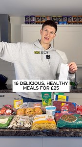 £25 Weekly Food from Lidl 🛒 Made into 16 meals! Full breakdown in comments ⬇️ | Dave Fell