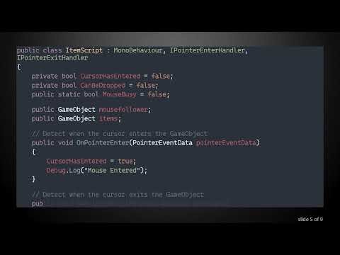 Fixing Weird Issues in Your Drag and Drop Inventory System for Unity