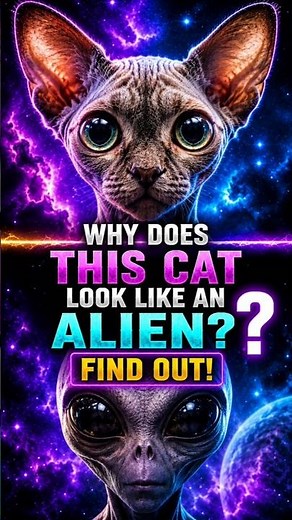 WHY DOES THIS CAT LOOK LIKE AN ALIEN ?(FIND OUT!) 🐈🐱👽