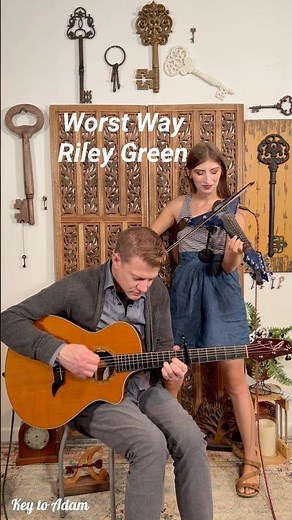 Worst Way by Riley Green on electric violin and guitar #rileygreen #music #violin #countrymusic
