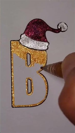 How to draw 3D easy 3D drawing letter B 🌹with shining color on a paper step by step for beginners#