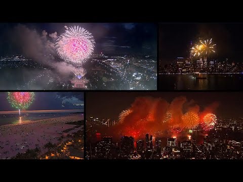 Relive the Spectacular 2023 July 4th Fireworks with EarthCam's 4K Compilation