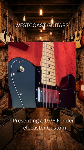 1976 Fender Telecaster Custom at Westcoast Guitars #vintage #vintageguitar #fender #guitarstore