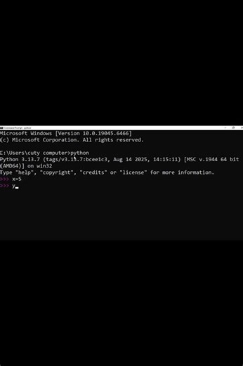 Python Variable itna easy? 🔥CMD Practical