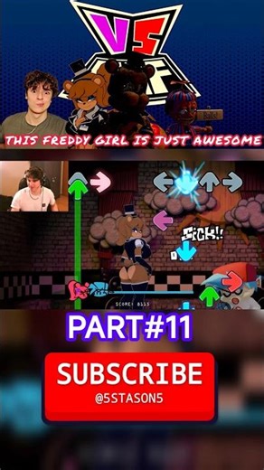 Friday Night Funkin’ VS FNAF: Short Demo LEGACY (PART 11) #shorts #fnfmod #fridaynightfunkin #stason