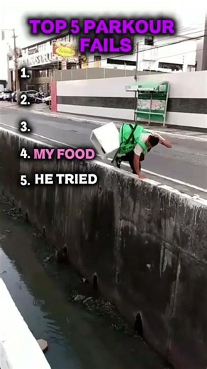 TOP 5 PARKOUR FAILS THAT ENDED INSTANTLY 💀🏃 #shorts #fails #funny
