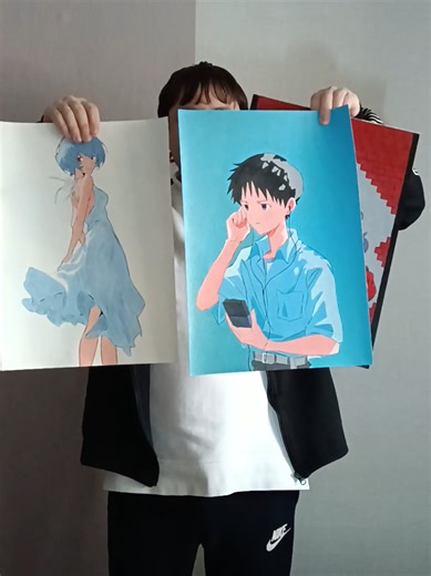 Продається аніме-арт Ayanami Rei та Misato Katsuragi