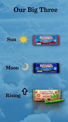 The stars have spoken 🤩 what're your Red Vines Big Three??