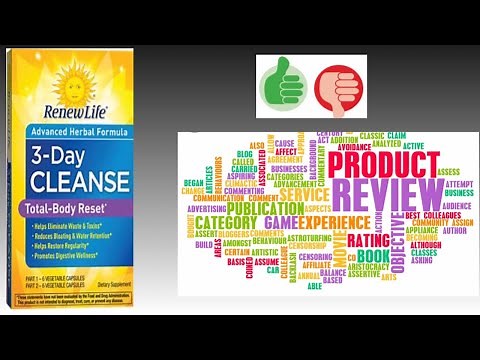 Renew life 3 day cleanse review /body detox