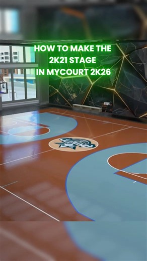 2K21 STAGE COURT TUTORIAL IN NBA 2K26🔥🔥 #nba2k26 #2kcommunity #fyp #nba2k #tutorial #basketball