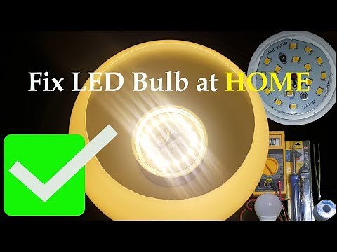 Repair/Fix E27 LED bulb at home in 5 minutes