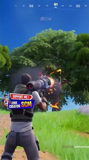 Gameplay de la Nouvelle Arme sur Fortnite, Le Canon des Sept