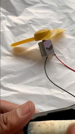Mini Fan Project For School Using DC Motor | Easy Science Project
