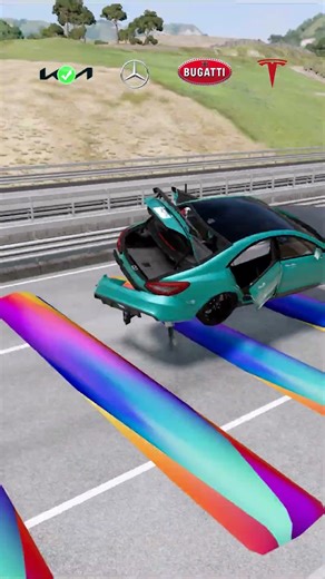 No Car Was Ready for 80 Speed Bumps 💀 #beamngdrive #game #gaming #car #cars #beamng