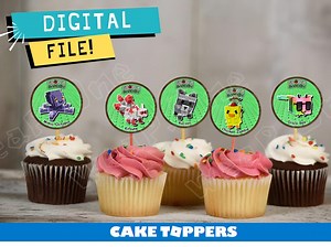 Grow A Garden Roblox Cake Topper | Digital Download Party Decoration | Kids Birthday Roblox Theme Printable Topper | Kids Gamer | GAG Pets - Etsy UK