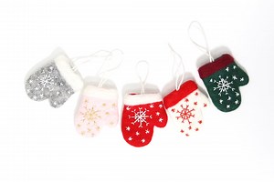 Felted Mittens| Mitten Ornaments - Etsy