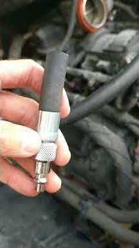 Harbor freight compression tester stuck in engine removal