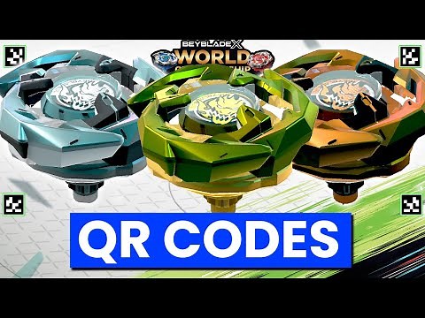 ALL GOLD SILVER BRONZE QR CODES BEYBLADE X APP + ALL DRAN QR CODES Beyblade X app Hasbro