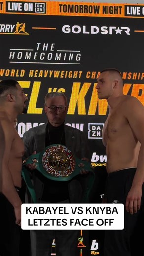 Kabayel vs Knyba: Letztes Face Off im Live Stream