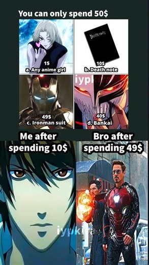 It's because I'm kira 🖊️ #deathnote #lightyagami #anime #ironman #marvel #bleach