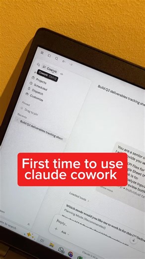 First time to use Claude cowork to track my KPIs | إزاي استخدم كلود كوورك عشان اعمل شيت لمتابعة شغلي