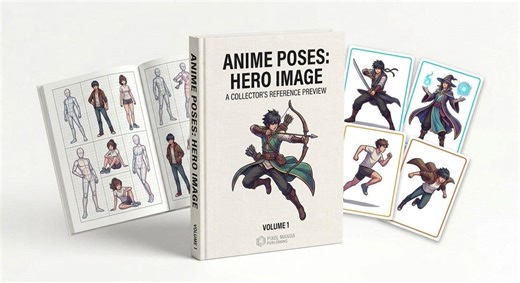 Anime Pose Reference Pack | 50 + Drawing Poses for Beginners (PDF Download) - Etsy France