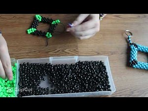 3D Peyote stitch Kandi square tutorial