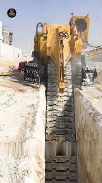 World's Biggest Trencher Machine 😱 | 1 Hour Mein 500 Meter Digging | Chunker 1860 #facts #shorts