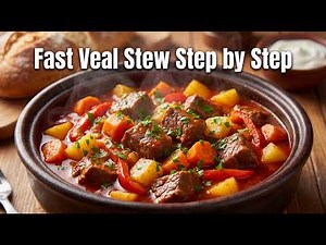 Fast Beef (Veal) Stew Recipe Step By Step