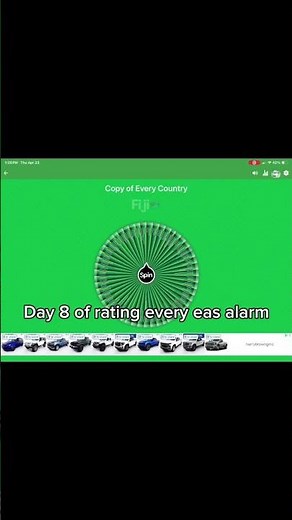 Day 8 of rating every eas alarm