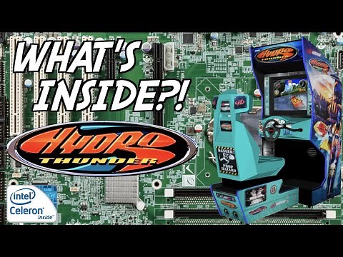 Inside My Hydro Thunder Arcade Cabinet & Boot Up Sequence | What's Inside?!