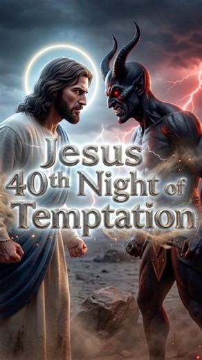 Jesus 40th Night of Temptation #Jesus #Bible #Faith #Prayer #God #Christian #Motivation #Spiritual