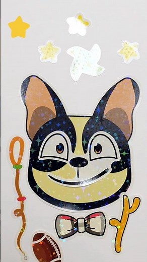 Crafting ADORABLE Kawaii Dog Stickers! DIY Guide for Dog Lovers! 🐾✨ #diy #kawaii #dog #craft #art