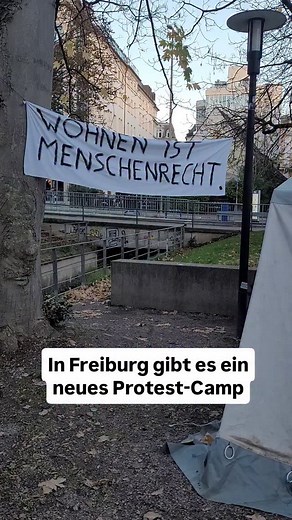 32K views · 860 reactions | Mit einem Protest-Camp an der Freiburger Uni wollen Studierende auf die schwierige Lage am Wohnungsmarkt aufmerksam machen. Das Camp erinnert ans Klimacamp, das letztes Jahr vorzeitig die Zelte abgebaut hatte. Und das ist kein Zufall. (Link in Bio) | Badische Zeitung Freiburg | Facebook