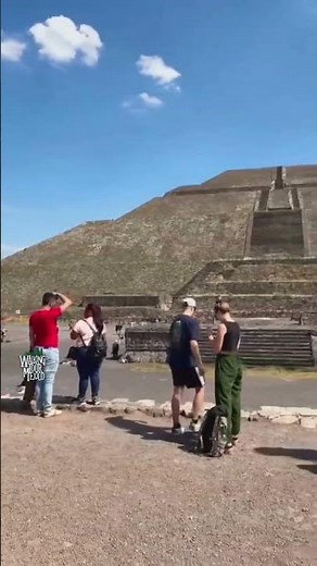 La impresionante pirámide del Sol en Teotihuacán, México #mexico #teotihuacan