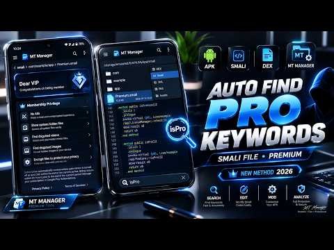 🔥 How to Find PRO & Premium Keywords in Smali Files | MT Manager Advanced APK Editing | 2026