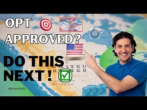 What to do after OPT is approved || Step by Step || OPT & STEM OPT