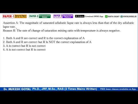 PYQs Environmental Science II NET JRF II CPCB II SPCB II SWMG II Dr. Mukesh Goyal.