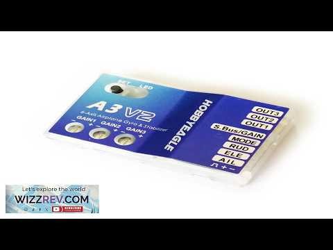 HOBBYEAGLE A3 V2 3 Axis Airplane AVCS Gyro Stabilizer Flight Controller Stabilization System