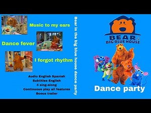 Bear in the big blue house dance 💃 party 🎉 2002 DVD 📀
