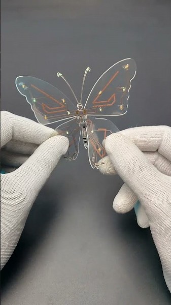 Transparent flexible PCBs - The future of Printed circuit boards #pcbs #election #tech #flexiblepcb