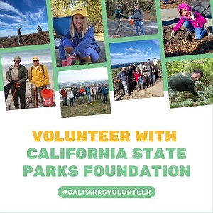 3.5K views · 786 reactions | Want to help California’s state parks thrive? Volunteer with us and be part of the solution to protect and preserve these important parklands! Plus, enjoy perks such as free camping on selected workdays. Become a California State Parks Foundation volunteer today! | California State Parks Foundation | Facebook