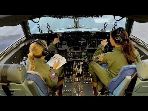 All Female C-17 Pilot Crew: Following Amelia Earhart's Footsteps