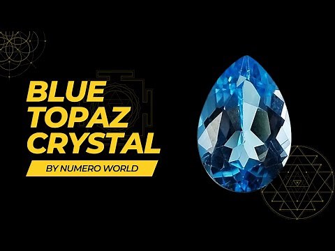 Blue Topaz | Healing Properties and Uses | All about Blue Topaz #crystals #crystalhealing